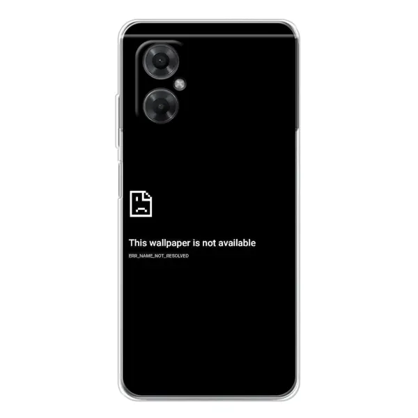 Чехол с рисунком «Ошибка» для Xiaomi Redmi Note 11R Чехол с рисунком «Ошибка» для Xiaomi Redmi Note 11R