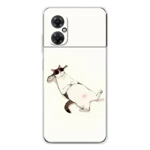 Чехол на тематику: Коты для Xiaomi Redmi Note 11R (Отдых)