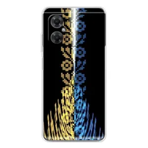 Силиконовый Чехол на Xiaomi Redmi Note 11R (Патриотическая вышиванка)