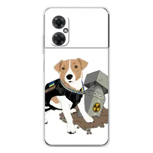 Чехол с принтом Собаки Патрон для Xiaomi Redmi Note 11R (Пёс Патрон с ракетой)