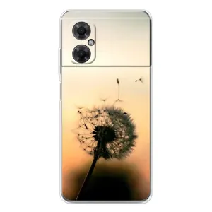 Силиконовый Чехол с одуванчиками на Xiaomi Redmi Note 11R (Роздумаханый одуванчик)