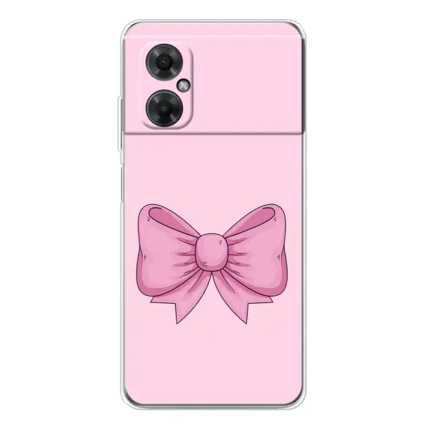 Чехол с рисунком «Розовый бантик» для Xiaomi Redmi Note 11R Чехол с рисунком «Розовый бантик» для Xiaomi Redmi Note 11R