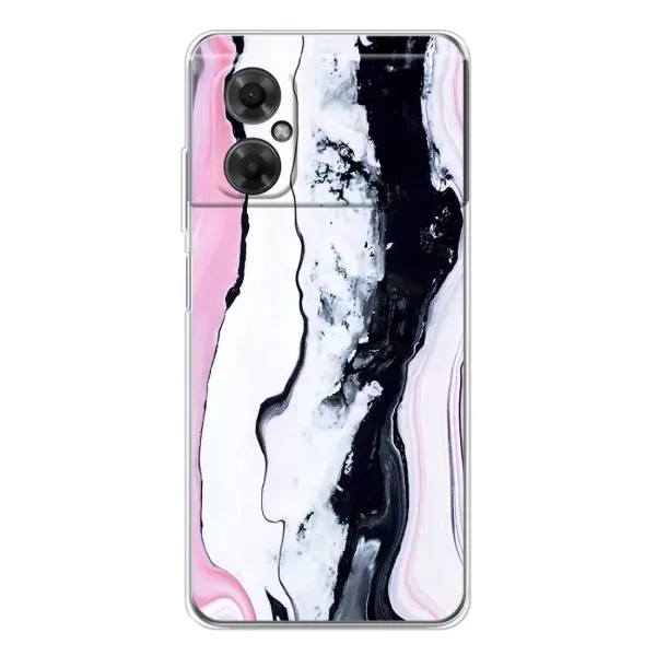 Чехол с рисунком «Розовый мрамор» для Xiaomi Redmi Note 11R
