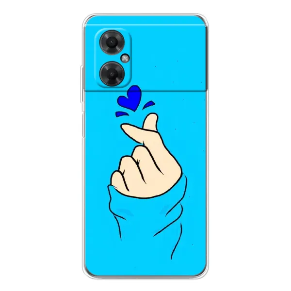 Чехол с рисунком «Сердце на синем» для Xiaomi Redmi Note 11R Чехол с рисунком «Сердце на синем» для Xiaomi Redmi Note 11R