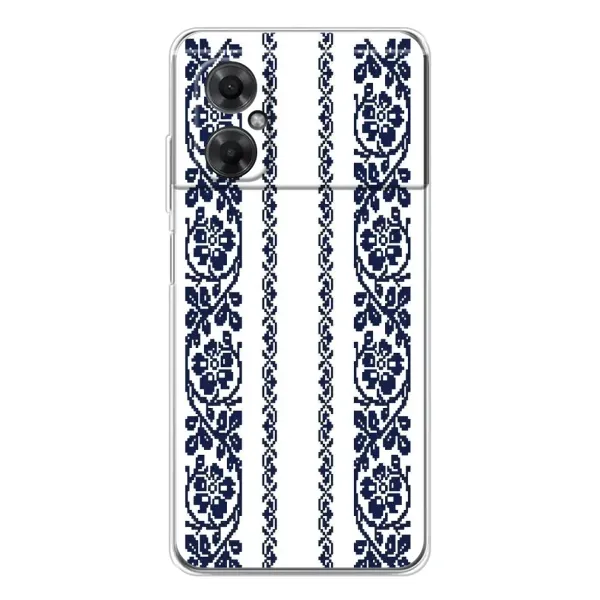 Чехол с рисунком «Синяя вышиванка» для Xiaomi Redmi Note 11R Чехол с рисунком «Синяя вышиванка» для Xiaomi Redmi Note 11R