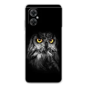 Чехлы с принтом СОВЫ для Xiaomi Redmi Note 11R (Сова на чёрном)
