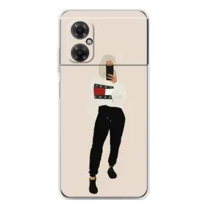Силіконовый Чохол на Xiaomi Redmi Note 11R з картинкой Модных девушек (Стильна)