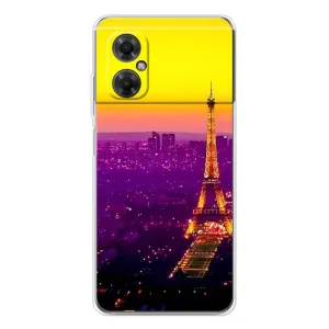 Чохол Ейфелева Вежа на Xiaomi Redmi Note 11R (Яскрава башня)