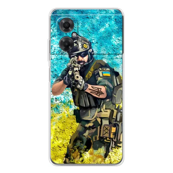 Чехол с рисунком «ЗСУ  Воин» для Xiaomi Redmi Note 11R