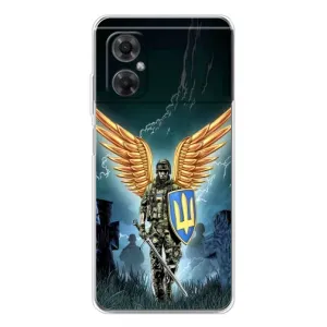 Патріотичний Чохол для Xiaomi Redmi Note 11R (ЗСУ з крильми)