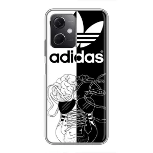 Чехол в стиле "Адидас" для Редми Ноут 12 5Джи (Adidas шнурки)