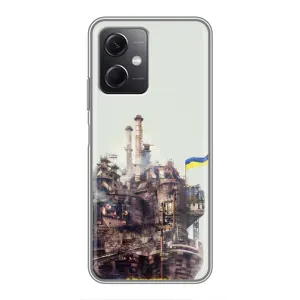 Чехлы на военную тематику для Xiaomi Redmi Note 12 (5G) (Азовсталь)