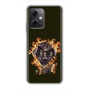Чехлы на военную тематику для Xiaomi Redmi Note 12 (5G) (Бавовна мем)