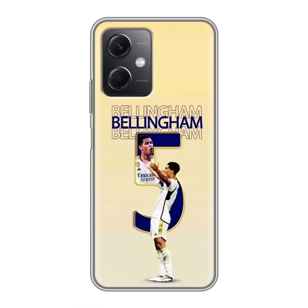Чехол с рисунком «Беллингем ,Реал 5» для Xiaomi Redmi Note 12 (5G) Чехол с рисунком «Беллингем ,Реал 5» для Xiaomi Redmi Note 12 (5G)