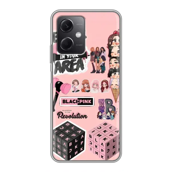 Чехол с рисунком «BLACK PINK коллаж» для Xiaomi Redmi Note 12 (5G) Чехол с рисунком «BLACK PINK коллаж» для Xiaomi Redmi Note 12 (5G)
