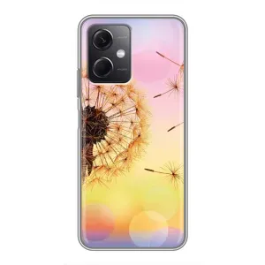Силіконовий Чохол з кульбабками на Xiaomi Redmi Note 12 (5G) (Квітка-кульбаба)