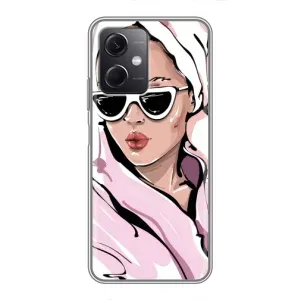 Чохол з картинкою Модні Дівчата Xiaomi Redmi Note 12 (5G) (Дівчина в халаті)