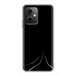 Чохол з картинками на чорному фоні для Xiaomi Redmi Note 12 (5G) (Дорога)