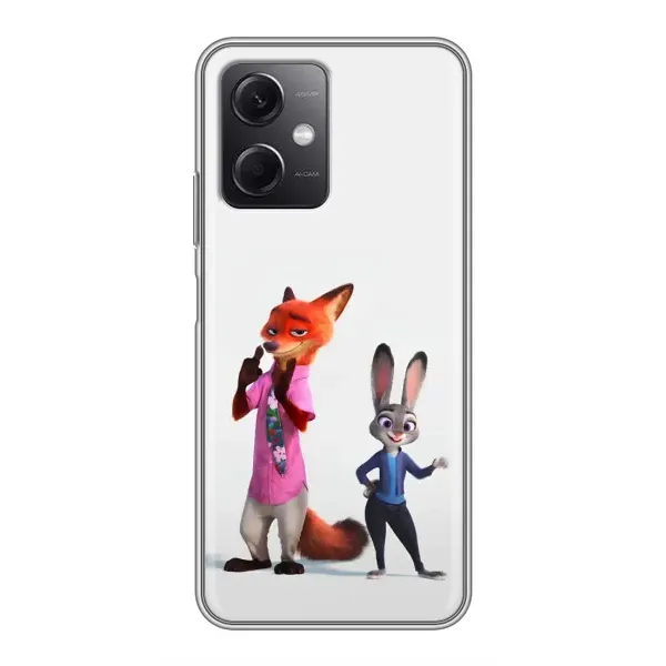 Чехол с рисунком «Джуди и Ник» для Xiaomi Redmi Note 12 (5G) Чехол с рисунком «Джуди и Ник» для Xiaomi Redmi Note 12 (5G)