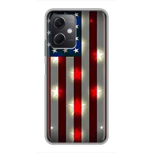 Чехол Флаг USA для Xiaomi Redmi Note 12 (5G) (Флаг США 2)