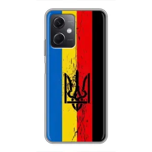 Чехлы УПА (Красно-Чёрный) на Xiaomi Redmi Note 12 (5G) (Флаг УПА)