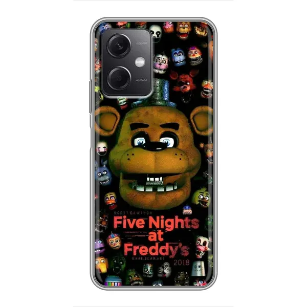 Чехол с рисунком «Freddy» для Xiaomi Redmi Note 12 (5G) Чехол с рисунком «Freddy» для Xiaomi Redmi Note 12 (5G)