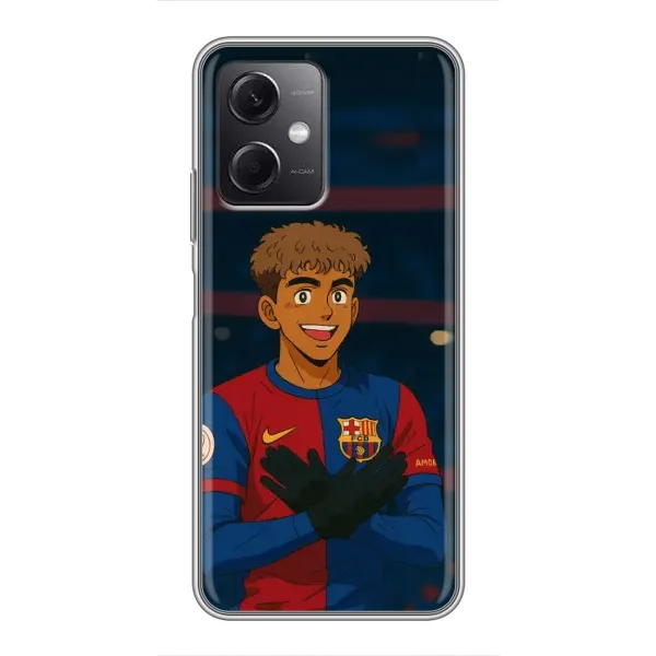 Чехол с рисунком «Футболист Ямаль» для Xiaomi Redmi Note 12 (5G) Чехол с рисунком «Футболист Ямаль» для Xiaomi Redmi Note 12 (5G)