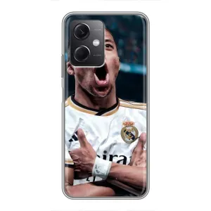 Чехол (TPU) с Футболистом на Xiaomi Redmi Note 12 (5G) (Гол Мбаппе)