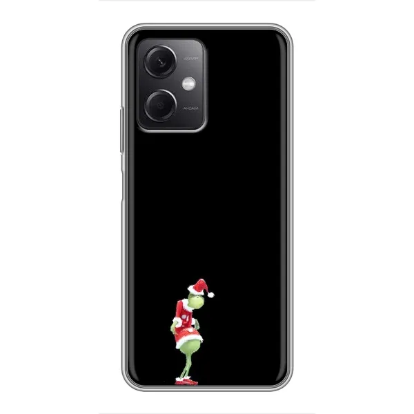 Чехол с рисунком «Гринч на чорном» для Xiaomi Redmi Note 12 (5G)