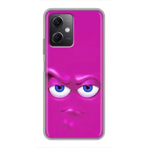 Силиконовые Чехлы (смешные стикеры) для Xiaomi Redmi Note 12 (5G) (Хитрая мордочка)