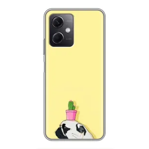 Бампер для Xiaomi Redmi Note 12 (5G) з картинкою "Песики" (Кактус на голові)