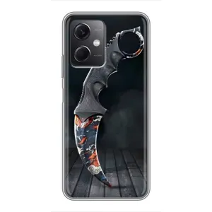 Чехол КИБЕРСПОРТ для Xiaomi Redmi Note 12 (5G) (Кинжал КС ГО)