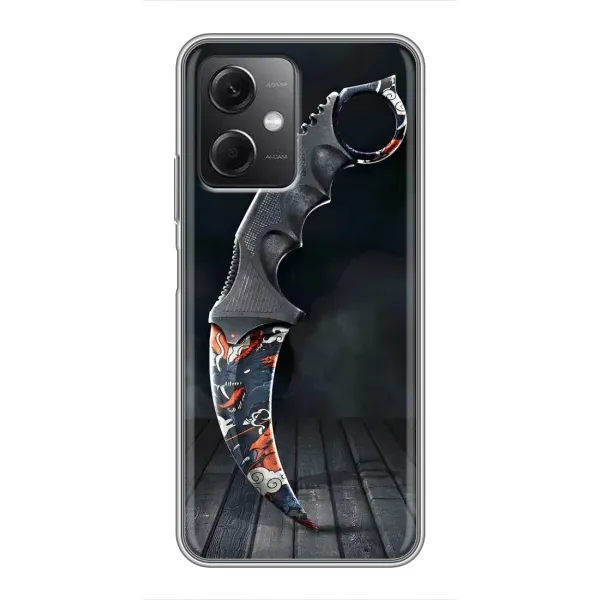 Чехол с рисунком «Кинжал КС ГО» для Xiaomi Redmi Note 12 (5G) Чехол с рисунком «Кинжал КС ГО» для Xiaomi Redmi Note 12 (5G)