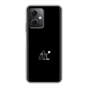 Чохол з картинками на чорному фоні для Xiaomi Redmi Note 12 (5G) (Книжки)