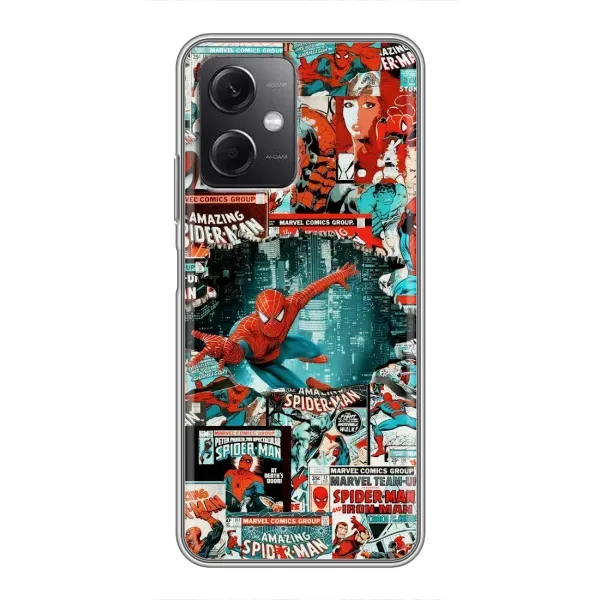 Чехол с рисунком «Комиксы Человек Паук» для Xiaomi Redmi Note 12 (5G) Чехол с рисунком «Комиксы Человек Паук» для Xiaomi Redmi Note 12 (5G)