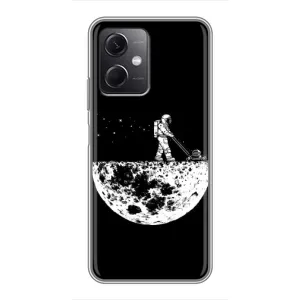 Силіконовый Чохол з принтом "Космонавти" на Xiaomi Redmi Note 12 (5G) (Космонавт)