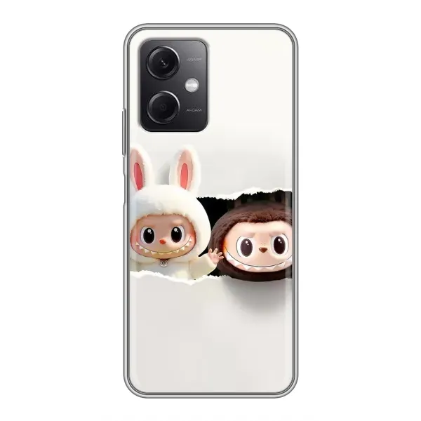 Чехол с рисунком «Фигурки Labubu» для Xiaomi Redmi Note 12 (5G) Чехол с рисунком «Фигурки Labubu» для Xiaomi Redmi Note 12 (5G)