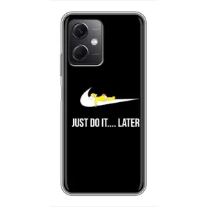 Силиконовый Чехол на Xiaomi Redmi Note 12 (5G) с картинкой Nike (Later)