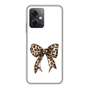 Чохол банти для Xiaomi Redmi Note 12 (5G) (Леопардовий бант)