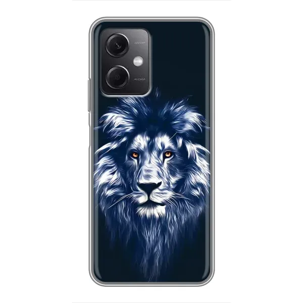 Чехол с рисунком «Лев - синий» для Xiaomi Redmi Note 12 (5G) Чехол с рисунком «Лев - синий» для Xiaomi Redmi Note 12 (5G)