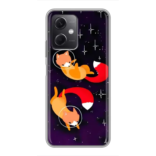 Чехол с рисунком «Лисы» для Xiaomi Redmi Note 12 (5G) Чехол с рисунком «Лисы» для Xiaomi Redmi Note 12 (5G)