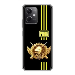 Чохол (TPU) з картинкою "Лого Пабг" на Редмі Ноут 12 5Джі (Логотип PUPG)