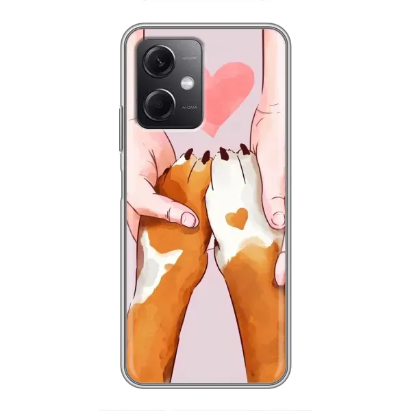 Чехол с рисунком «Любовь к собакам» для Xiaomi Redmi Note 12 (5G) Чехол с рисунком «Любовь к собакам» для Xiaomi Redmi Note 12 (5G)