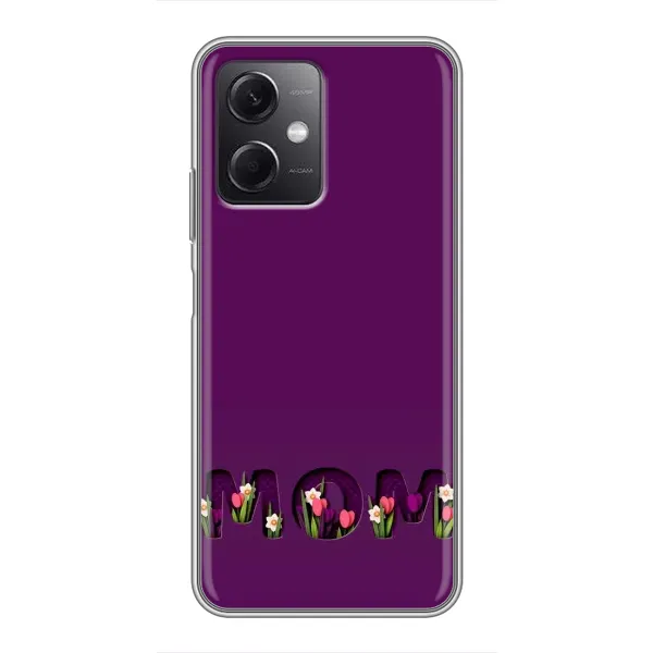 Чехол с рисунком «Мама с цветами» для Xiaomi Redmi Note 12 (5G) Чехол с рисунком «Мама с цветами» для Xiaomi Redmi Note 12 (5G)