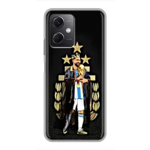 Чехлы Лео Месси Аргентина для Xiaomi Redmi Note 12 (5G) (Месси король)