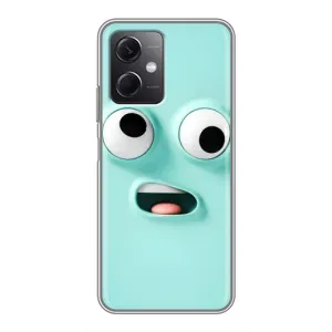 Силиконовые Чехлы (смешные стикеры) для Xiaomi Redmi Note 12 (5G) (Забавное мятное лицо)