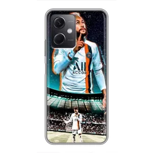 Силиконовый Чехол Xiaomi Redmi Note 12 (5G) (Неймар ПСЖ)