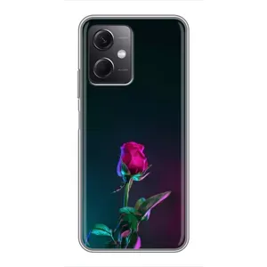 Чохли з принтом Троянд для Xiaomi Redmi Note 12 (5G) (Нічна троянда)