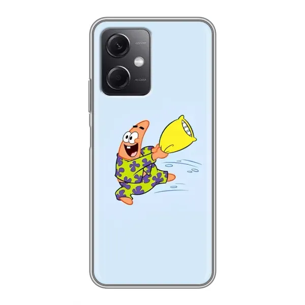 Чехол с рисунком «Патрик с подушкой» для Xiaomi Redmi Note 12 (5G) Чехол с рисунком «Патрик с подушкой» для Xiaomi Redmi Note 12 (5G)