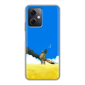 Чехлы на военную тематику для Xiaomi Redmi Note 12 (5G) (Попадание)